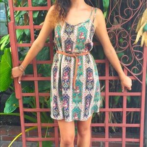 Multicolor Paisley Dress